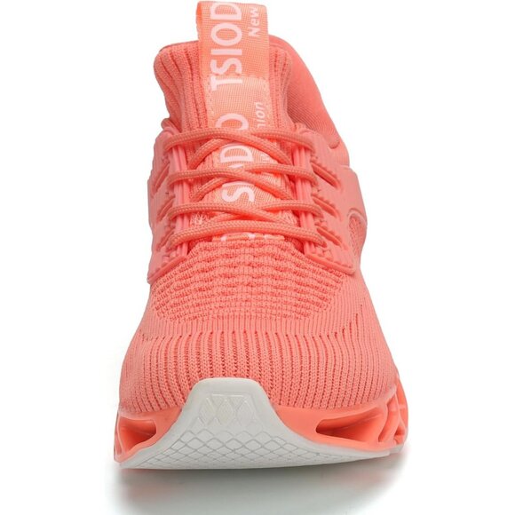 Women's Casual Light Pink Sport Running Walking Tennis Athletic Sneakers Shoes - Picture 4 of 7